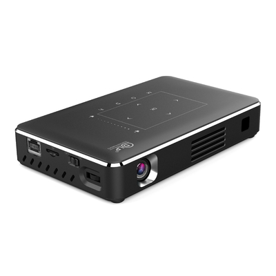 4K Mini Portable DLP Projector Android 9.0 HDMI 4 Corner Touch Function