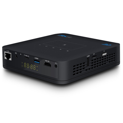 300 Lumens HDMI Input DLP Smart Projector BT 4.2 Electric Focus Android 9.0