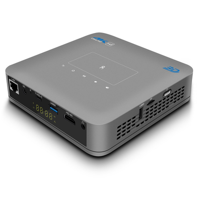 300 Lumens HDMI Input DLP Smart Projector BT 4.2 Electric Focus Android 9.0