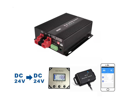 24V DC Battery Charge Controller LCD Display MPPT For Vehicle Battery