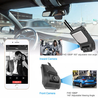 Parking Monitor 4G WiFi Dashcam With 170 Degree Wide View Angle For Vehicles