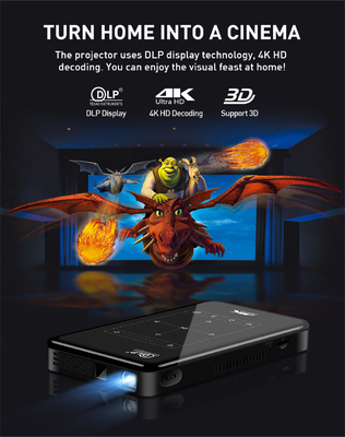 LCD Portable Video Projector 30-120 Inch Image Size For Home Theater Display