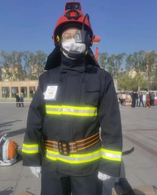 Gas Detection Fireman Helmet IR Thermal Imaging Camera Fire Proof Safety Helmet Camera