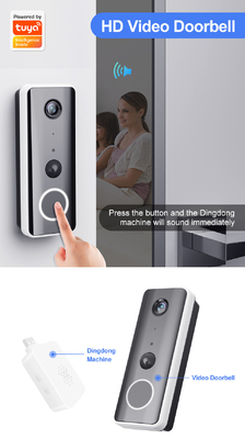 PIR Detection Smart Home Doorbell With 3mm Focal Length F2.0 Lens And Voice Control