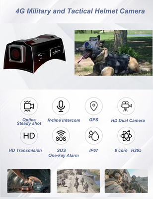 3G 4G Wi-Fi GPS Mini Smart Helmet Camera Built In 4000mAh Battery For Video Recording