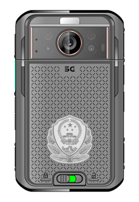 5G NR/SA Thermal Imaging Body Camera 4K HD 3500mah Dual Battery EIS 4G 64GB 3.1inch LCD