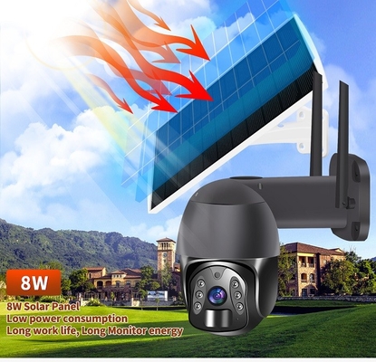 Mini 4G Smart Home Camera Online Security Camera Solar Charging Built In Lithium Battery