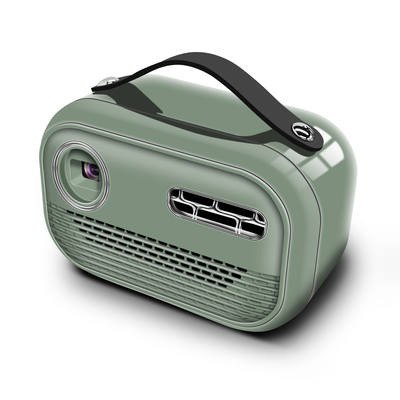 Green DLP Smart Projector 65 Lumens Android 9.0 4K Built In 5000MA Battery