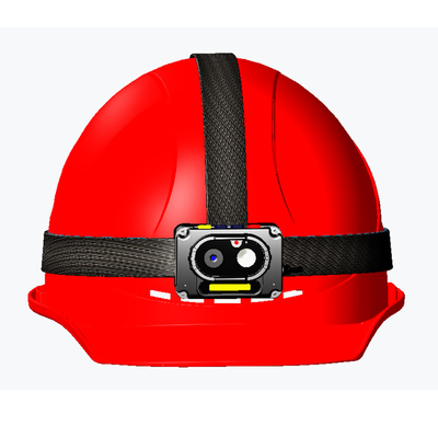 4G LED Hardhat Camera Live Streaming PTT GPS Tracking For Railway Mining Construction Site