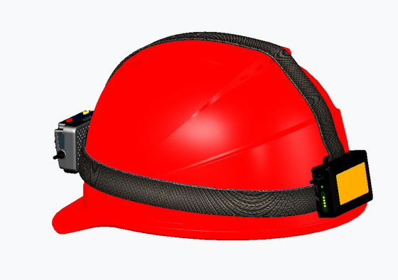 4G 4k Smart Railway Helmet Camera Explosion Proof LED Headlamps With Anti-Shake Camera