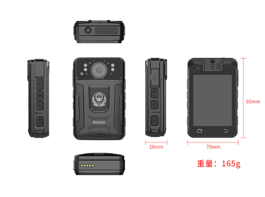 Built-in 2900mAH Lithium Battery Professional Personal Body Cameras for Enhanced Monitoring