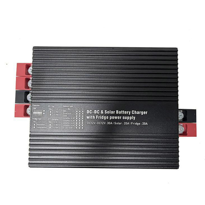 DC12V 30A Booster Charger Solar MPPT Controller Fridge Charger For RV Vehicle Car Yacht