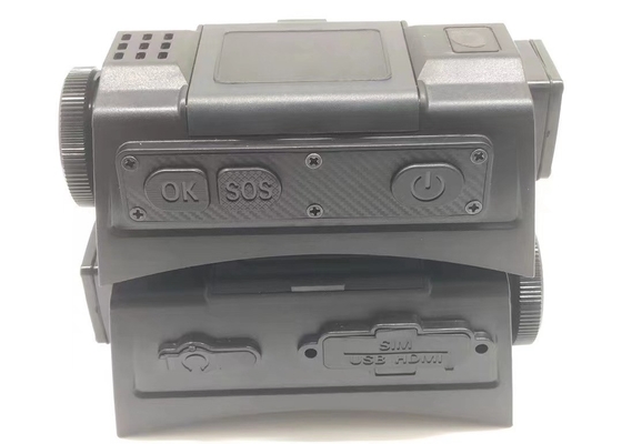Night Vision Safety Helmet Camera With Laser Photography And 2G 16G Memory