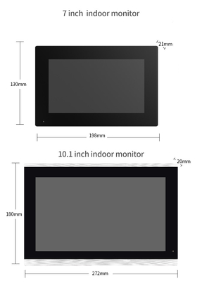 All Black WIFI Video Doorbell With 166° Wide Visual Angle SD Card Recording and Motion Detection