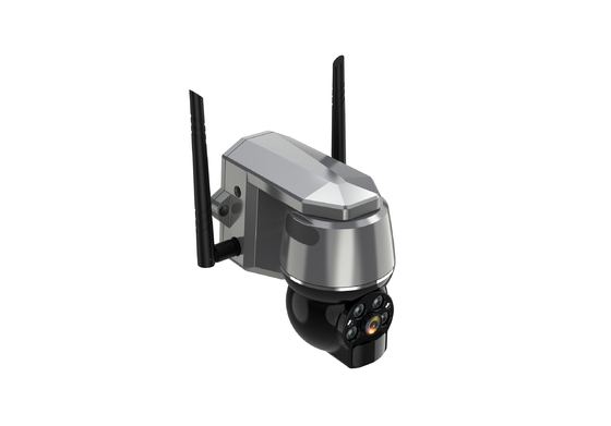 4G Solar CCTV Camera Hi3518E SoC Speaker Wide View Angle 120 Degree