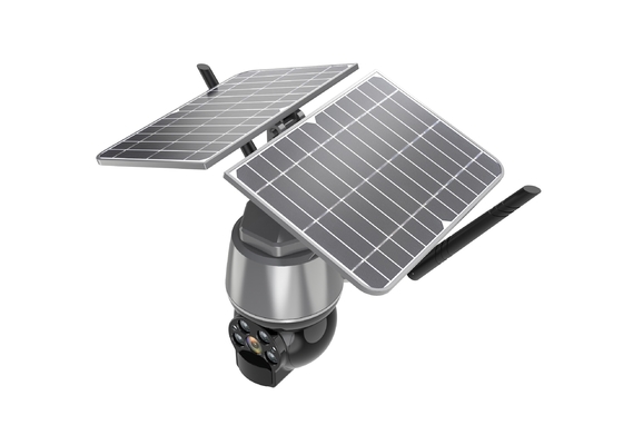 4G Solar CCTV Camera Hi3518E SoC Speaker Wide View Angle 120 Degree