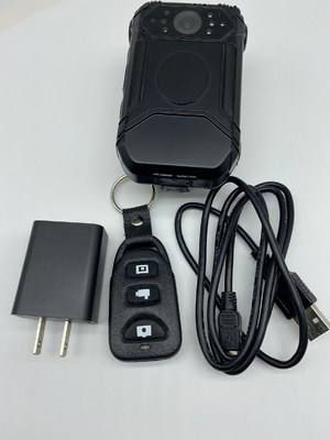 64G IP66 Police Body Camera with 1.5W LED and 120 Degree Angle