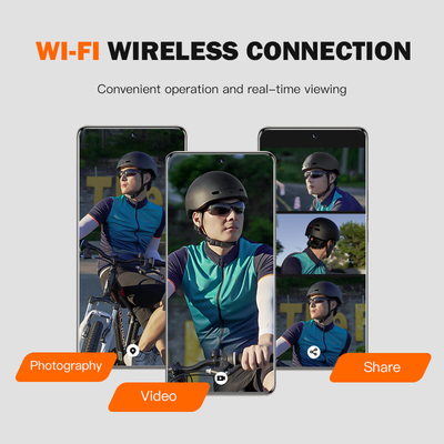 720P Safety Helmet Camera With IP67 Waterproof And Operating Temperatures To 70 Degrees C