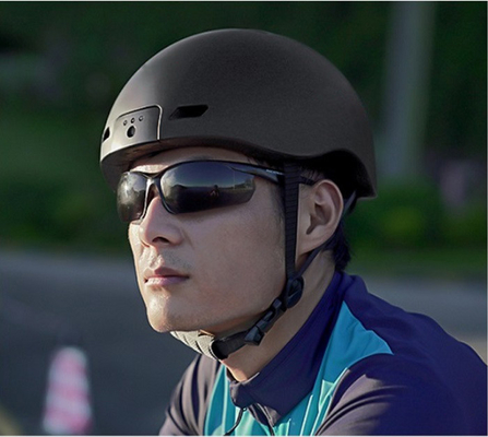 Enhanced 120 Degree Wide Angle View Safety Helmet Camera For Cycling