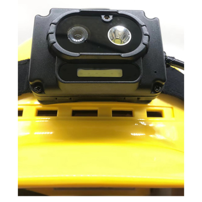 LED Lamp Hardhat Security Camera With 120° Wide Angle And Laser Assisted Photography
