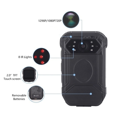 4G Police Wearable HD Body Camera Security Guard Personal DVR Camera