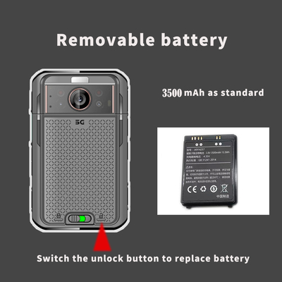 5G 4G 110 Degree Police Worn Camera with 13MP Night Vision 1080P Android 10.0 System