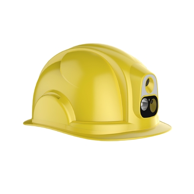 4G GSM Safety Helmet Camera With Laser And 1920X1080P 30fps Video Coding Resolution
