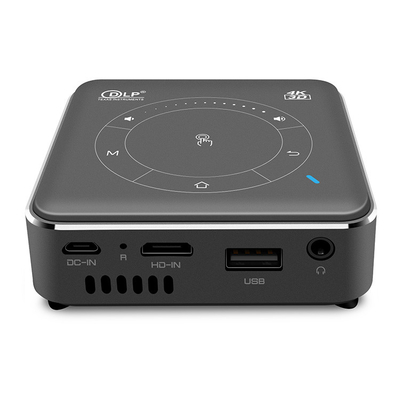 Luminance Mini Handheld Projector 2GB Buffer Memory with 30-120 Projection Area