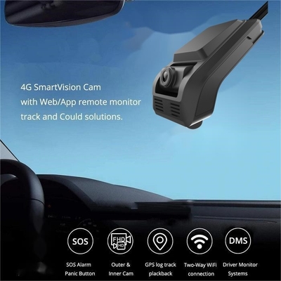 1080P 4G Dash Cam With ADAS DMS All-in-one Parking Monitoring For Fleet Management