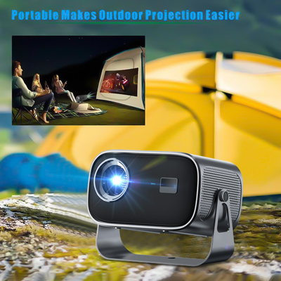 BT 5.0 Bluetooth Mini Portable Projector With Multi Angle Adjustment Keystone Correction And LED Light Source Display Chip