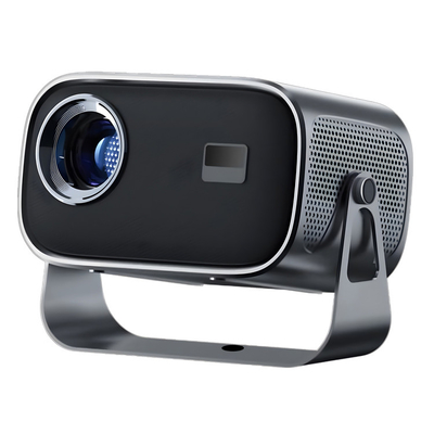Mini Portable Projector with WiFi6 2.4G/5G 802.11a/b/g/n/ac/ax GPU ARM Mali-450 MP2 GPU 720P LCD Projection Technology