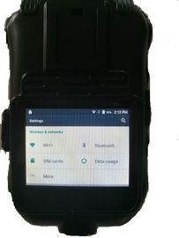 Portable Mini Wifi 4G Body Worn Camera 3600mAh Battery With Color CMOS Senosor
