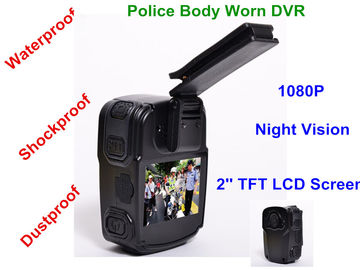 Multi Functional Police Wearing Body Cameras For Security 16 M CMOS Senosor