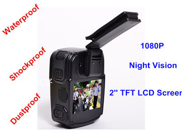 Durable Waterproof Wearable Body Camera MP4 Format With 2.0 USB Port
