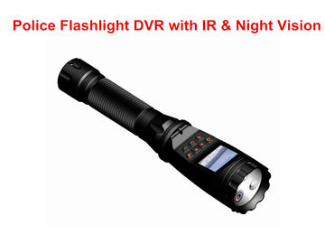 Super Bright Police Security Flashlight 15 Hours Working Time For Video Recording