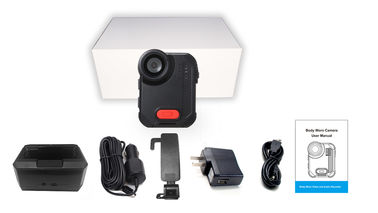 170 G Body Worn Police Video Camera 2 Meters Shock Proof 160° Field View
