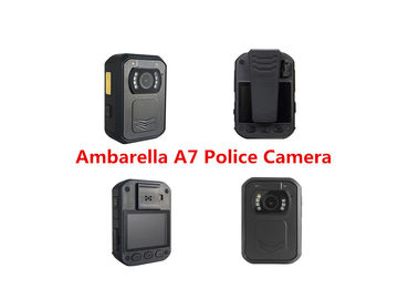 1080P Police Video Camera Ambarella A7 , Body Worn Camera 5MP CMOS Sensor