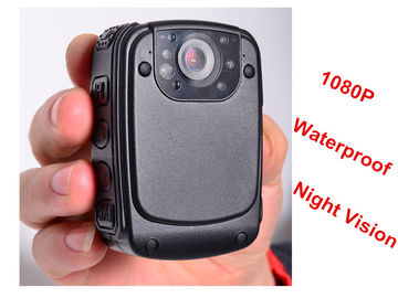 High Resolution Police Video Camera , Black Law Enforcement Body Camera 