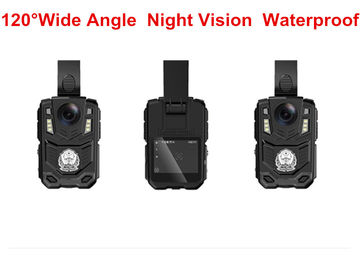 Full HD Body Camera 32G TF Card , Black Police Video Camera 2.0 USB Port
