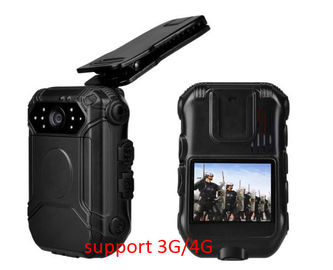 Portable IP65 Body Worn Camera With Night Vision 2 Inch Screen For Police