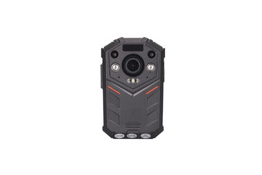 IR Night Vision WiFi Body Camera , Black Police Video Camera GPS Supported