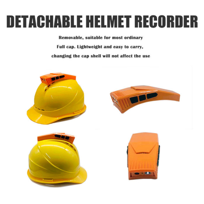 Split 4G Multi-Function Mini Portable Helmet Camera 1080P 30fps/720 30fps MP4 Format Signal to Noise Ratio 42db AGC OFF