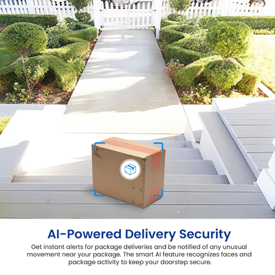 Support IR Night Vision Dual Camera Doorbell with Two-Way Audio Communication and AI Human Recognition Photosensitive