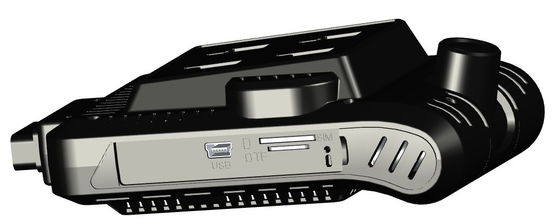 170° View Angle 4G Dash Camera WiFi and Night Vision with Driver Face Recognition Function