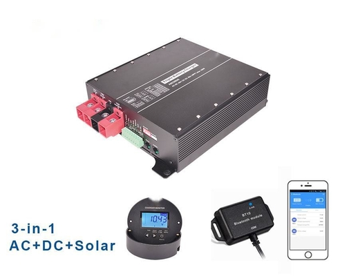 12V 30A Solar MPPT 250W 12V 20A Smart Battery Charger for RV Max Current 12A Accessories Monitor MT-2 Temperature Sensor