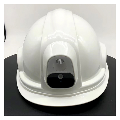 Power Supply 12V or 5V 4G GPS Safety Helmet Camera with Built-in 4000mAh Battery and Adjustable Modes