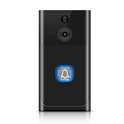H.264 Coded Format and Night-vision Supported Wireless Video Doorbell Battery Included for Home Security