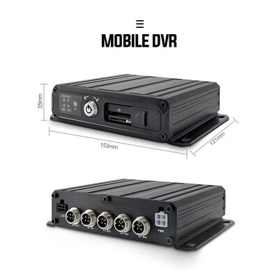 4G Mobile DVR Supports High Capacity HDD SSD and TF Card Recording with Adjustable Video and Frame Rate for Vehicle Security