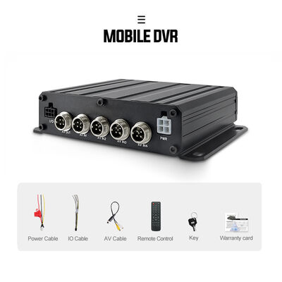 4G Mobile DVR Supports High Capacity HDD SSD and TF Card Recording with Adjustable Video and Frame Rate for Vehicle Security