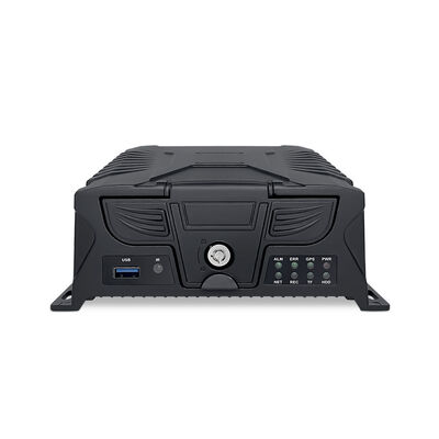 4G Mobile DVR Mobile Surveillance System with HDD SSD and TF Card Support Featuring Aviation Plug Connector and Consumption